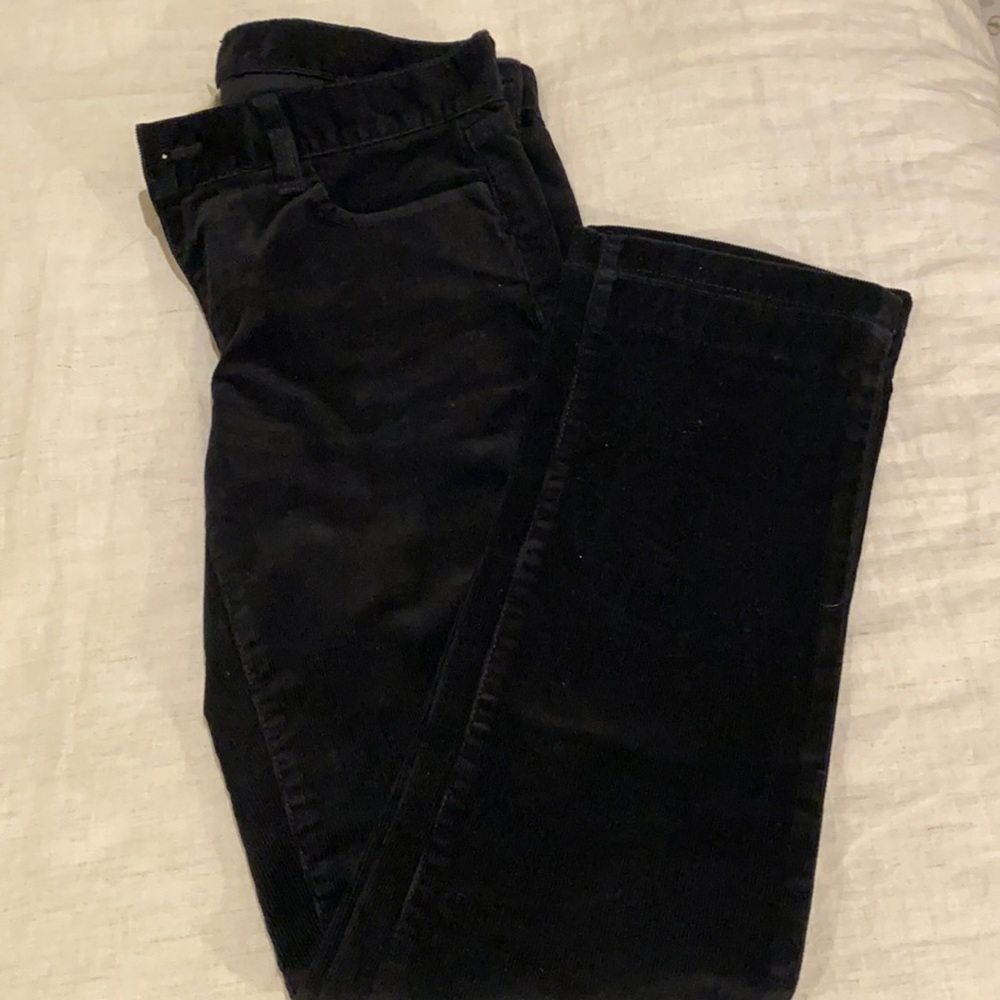 Jcrew black corduroys